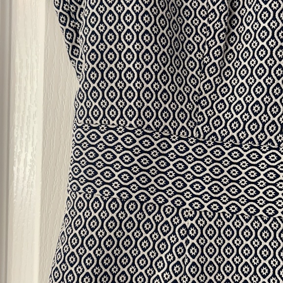 Brooks Brothers Navy Patterned Dress - Picture 3 of 6